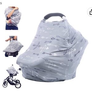 Hicoco 7 in 1 nursing cover, car seat cover